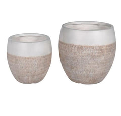 Organic Pewter Planters