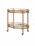 2 Tier Mirrored Serving Trolley