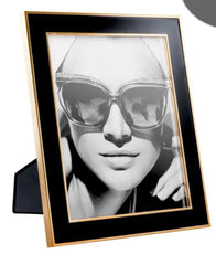 Picture Frame Lantana Blk Rose Gold L