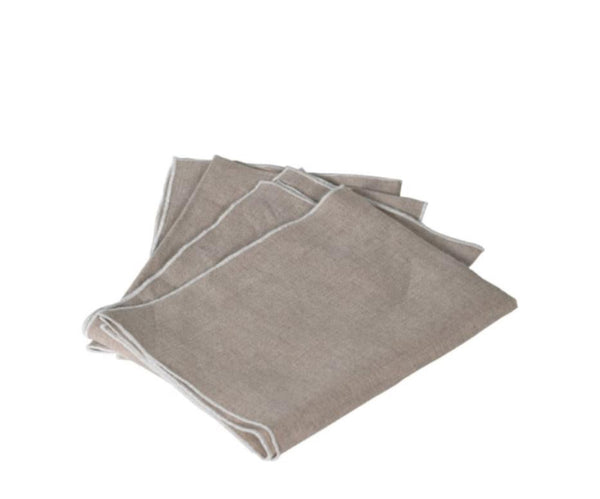 Set of 4 Linen Napkins