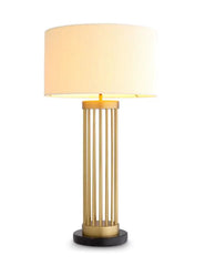 Table Lamp Condo Antique Brass Finish