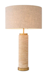 Table Lamp Lxry Travertine