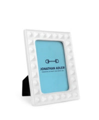 Charade Frame - Greek Key - White