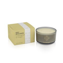 Max Benjamin - 3 Wick Candle - Lemongrass & Ginger Water 560g