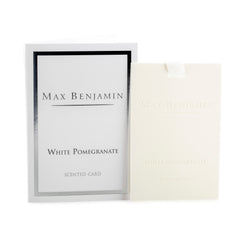 Max Benjamin - White Pomegranate Scented Card