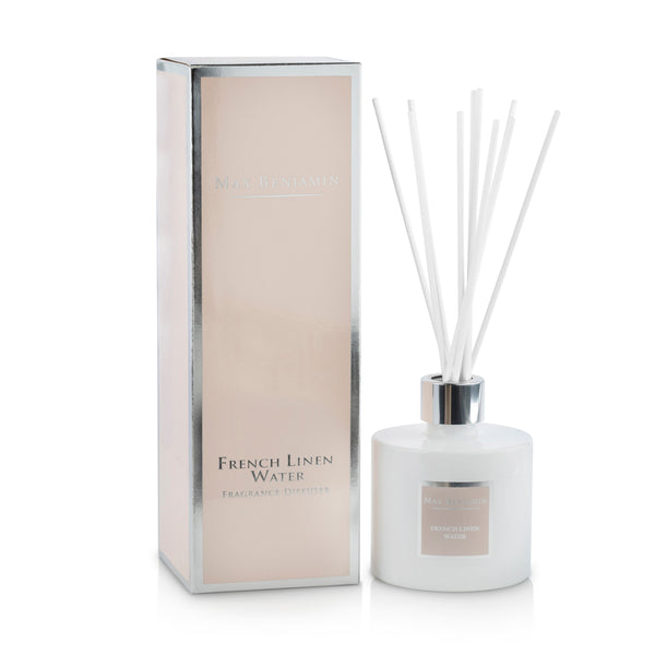 Max Benjamin - White Linen Water Diffuser 150ml