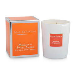 Max Benjamin - Mimosa and Sweet Amber Candle 190g