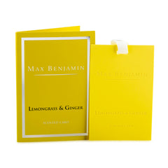 Max Benjamin - Lemongrass and Ginger Scented Cards