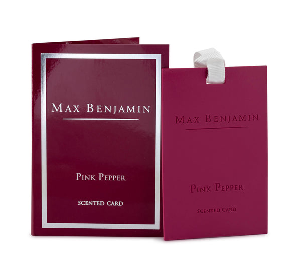 Max Benjamin - Pink Pepper Scented Card