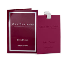 Max Benjamin - Pink Pepper Scented Card