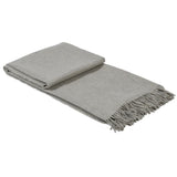 Large Mist Chair Throw with Fringe