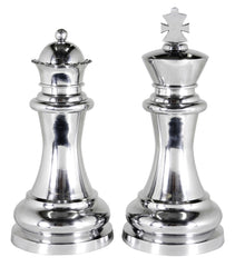 Chess King and Queen Aluminum