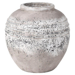 DISTRESSED STONE VASE