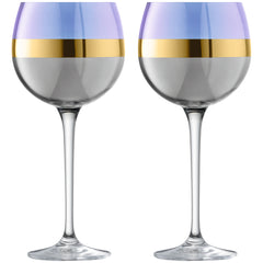 Wine Glass - Bangle Blueberry (s/2)