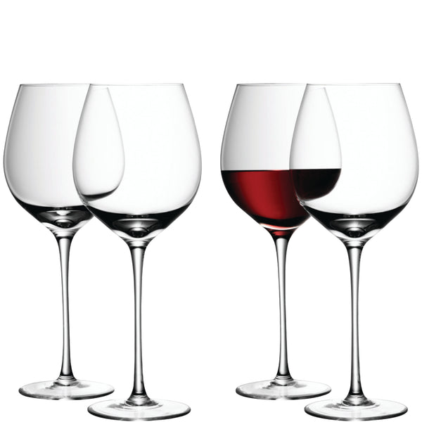 Wine Glasses - Red (S/4)