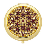 Compact Mirror - Garnet "January"