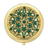 Compact Mirror - Emerald  "May"