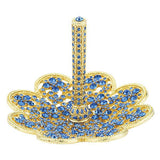 Compact Mirror - Sapphire "September"