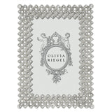 Photo Frame - Silver lattice (5"x 7") with silver back