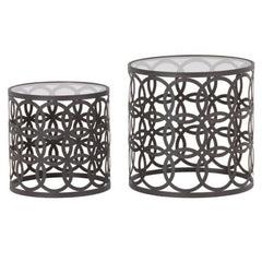 Set of 2 Round Nesting Tables