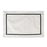 Set of 4 Black Border Placemats