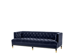 Sofa Castelle Savona midnight blue velvet