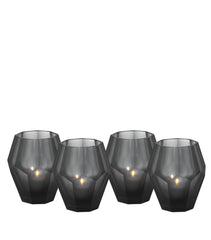 Candle Holders S  - Okhoto Tea light holder black (set of 4)