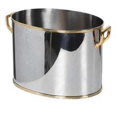 Bi-metal Gold Rim Wine Cooler