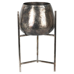 Nickel Planter on Stand