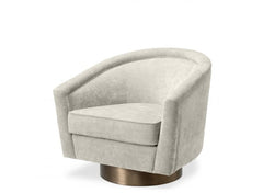 Swivel Armchair Catene Clarck Sand ( Eichholtz )