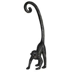 Black Monkey with Long Tail Ornament