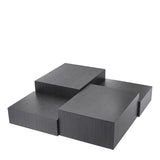 Coffee Table Nerone Charcoal Grey Oak Veneer