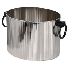 Nickel Ribbed Wine Cooler